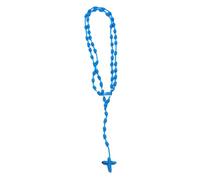 Xuancai Unique Handwoven Crossing Knot Rosary Chain Stylish Cotton Necklace Jewelry Accessory For Spiritual Peace Daily Use