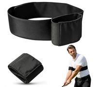 XuanLinHeng Slider Golf Training Aid, Golf Training Aids, Swing Correcting Adjustable Arm Band, Slider Golf Aid, Golf Swing Trainer, For Swing Correcting Improve Swing Stability, For Beginners, Men