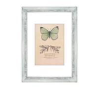 XUANLUO 1 pcs A4 Picture Frame with White Color,Rustic Retro Photo Frame with HD Plastic Cover for Wall Mount,Display Family Friends Wedding Gift