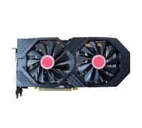 XUANMO AMD Radeon RX590 2304sp 8GB gpu 256-Bit GDDR5 HDCP Ready CrossFireX Computer Graphics Video Card PCIe 3.0 ×16 1340MHz Base Clock Video Gaming AMD Graphics Card