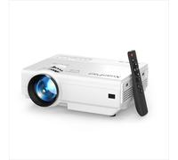 XuanPad Mini Projector, 2025 Upgraded 15000L Portable Video Home Projector, HD 1080P Supported, Compatible with TV Stick, HDMI, USB, AV, Laptop, iPhone, Android Smartphone