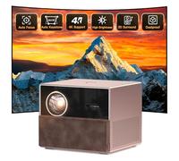 XuanPad Mini Projector, 2025 Upgraded 28000L Portable Video Home Projector, 4K Support, Compatible with TV Stick, HDMI, USB, Laptop, iPhone, Android Smartphone