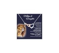 XUANPAI Mum Gifts Mummy Necklace from Daughter - Dainty Heart-felt Infinity Heart Necklace for Mother Mummy Gifts from Daughter Birthday Mother's Day Jewelry Presents for Mama Grandma