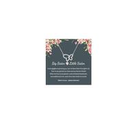 XUANPAI Necklace for Women Mum Gifts - Circles Heart Shaped Mama Necklace Daughter Birthday Gift from Mum for Her,Necklaces Jewellery for Women Daughter Her Girl Big Sister Little Sister