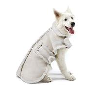 XUANQIFC Dog Winter Jacket, Warm Windproof Dog Sweaters for Small Dogs, Thick Apparelf Fleece Coat for Medium Large Dogs (Large)