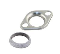 Xuanqingyi Store 1 Set Collector Flange Donut 2 Inch 2.5 Inch 3 Inch Exhaust Gasket Header Stainless Steel Universal(DFG76-GT76)