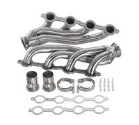 Xuanqingyi Store Exhaust Conversion Swap Header Compatible With Chevrolet Truck LS LS1 LS2 LS3 LS6 4.8 5.3 5.7 6.0 6.2 V8 CR1846 Exhaust Manifolds