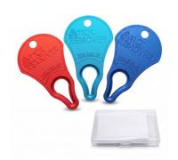 XuanShiTangMen Tick Remover Tool 3 Pack | Aluminum Key for Dogs & Humans
