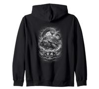 Xuanwu Tortoise Chinese Mythology Guardian Zip Hoodie