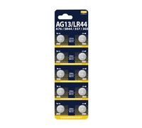 Xuanxi 1.5 V AG13/L1154/LR44 Coin Cell Button Batteries for Low Power Devices Electronics (Pack of 10/20pc)