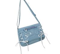 Xuanxi 1. Japanese-Inspired Clear Crossbody Bag With Detachable Ribbon Bows Multi-Pocket For Cosplay & Travel Spacious Transparent Anime Cosplay Shoulder Bag