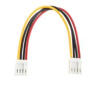 Xuanxi 12V Floppys Drive Power Supply Cable Two 4Pin Female Port 2.54mm Pitches Standard For Internal PC Wiring Floppys Drive Power Cable