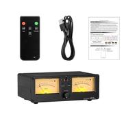 Xuanxi 2 In 2 Out Power Amplifier Loudspeaker Selection Switcher Sound Loudspeaker Splitter Leveling Meter With Remote Controller Amplifier Switching