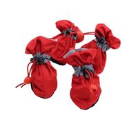 Xuanxi 2 Pair Dog Socks Feet Covers Pet Winter Shoes SkidProof Soles Outdoor Booties Walking Booties for Large to Small Pet Easy Wear Dog Shoes