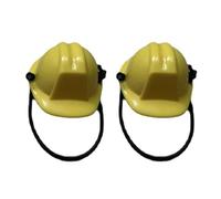 Xuanxi 2Pieces Tiny Construction Worker Helmets Pet Accessories For Reptiles Dress Up Activities