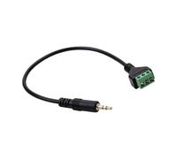 Xuanxi 3.5mm Stereo Male To AV Terminals Adapters With Gold Contacts For High Fidelitys Sound Transmission Gold Plateds TRS Adapters