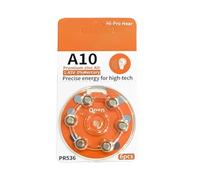 Xuanxi 6pcs A10 Zinc Air Button Batteries For Mini Digital Hearing Aids And Cochlear Devices With High Energy Density