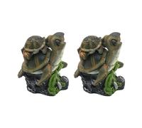 Xuanxi Aquariums Landscape Resins Turtles Figurine Fish Tanks Landscaping For Shrimp Breeding Landscape Ornaments Craft