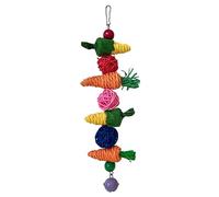 Xuanxi Bird Toy Corn Tearing Chewing Toy For Teeth Carrot Corn Cluster Cage Hanging Toy Pet Grinding Teeth Toy