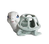 Xuanxi Ceramic Fleshy Plant Container Tortoise Shape Cartoon Ceramic Plant Cactuses Flower Planter Home Desk Gardening Planter For Home Gardening