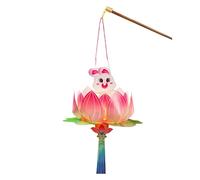 Xuanxi Childrens Handmade Paper Lamp Crafting With Rabbits Designs Middle Autumn Festival Parties Decoration Paper Party Decoration