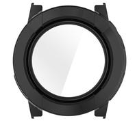 Xuanxi Clear Shock Absorbing Smartwatch Case With Full Coverage Screen Protector Hassle Easy Installs For Smartwatch Use Watch Tempered Glass Case