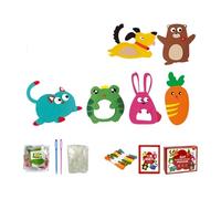 Xuanxi Creative Craft Sewing Kits Materials for Creative Project Pendant Making Kids Safe and Fun Learning Activity Felt Craft Toy