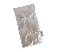 Xuanxi Decorative Embossed Butterfly Bowknot Pouches Storage Capacity Pencil Case School Office Organizers Embossed Bowknot Pencil Case