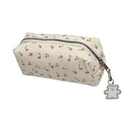 Xuanxi Dynamic Blossomy Theme Pen Owner Multiple Pocket Plan Permanent Fabric Substance Holy Being Learners Specialists Thin Pencil Bag