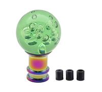 Xuanxi Ergonomic Round Bubble Design Shifter Knob Replacement Acrylic Materials Easy Installation for Most Cars Smooth Driving Crystal Bubble Shifter Knob