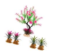 Xuanxi Fishtanks Decoration Artificial Moss Tree With Resin Base Natural Lookings For Home Use Fishtanks And Aquariums Ornament