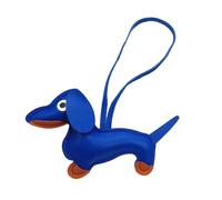 Xuanxi Leather Dachshund Keychain, Small Dachshund Dog Keychain Pendant Lovely PU Leather Animals Keyring Charm for Purse Bag Backpack Handbag
