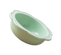 Xuanxi Modern Ceramic Cats Bowl Nonslip Pet Food Dish Watering Bowl for Cats Easy to Clean Simple Design Feeding Tool Elevated Cats Food Water Bowl