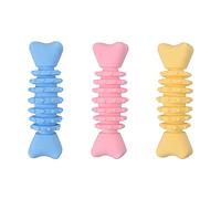 Xuanxi Pet Chew Toy Soft Teething Bone Dog Teeth Clean Fishbones Toy Aggressive Chewers Dog Interactive Biting Chewing Toy