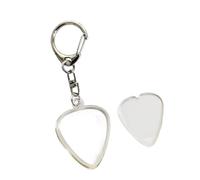 Xuanxi Plectrum Storage Box Clear Lightweight Secure Closure 10 Picks Easy Retrieval for Musicians & Daily Use Pick Box