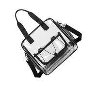 Xuanxi Practical Transparent PVC Storage Bag for Travel Sports Event Large Capacity Organizers with Comfortable Handle Clear Shoulder Bag