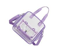Xuanxi Practical Transparent PVC Storage Bag for Travel Sports Event Large Capacity Organizers with Comfortable Handle Clear Shoulder Bag