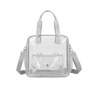 Xuanxi Practical Transparent PVC Storage Bag for Travel Sports Event Large Capacity Organizers with Comfortable Handle Clear Shoulder Bag