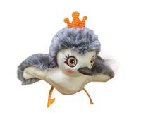 Xuanxi Realistic Bird Simulation Cats Toy Electric Interactively Motion Activated Plush USB Rechargeable Quiet Operations Electric Induction Simulation Bird Toy