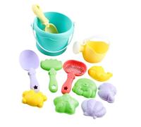 Xuanxi Sand Play Tool Set Sand Shovel Bucket Sandcastle Toy For Children With Bright Color For Parents Kids Beach Vacation Sandcastle Building