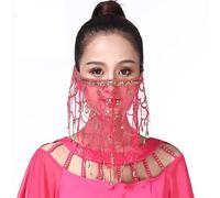 Xuanxi Shimmering Mesh Face Cover For Artistic Motion Celebration Costume Accessory Breathable Face Lightweight Design Breathable Stage Accessory Veil