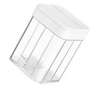 Xuanxi Sliding Lid Condiment Dispenser Transparency Multi Compartment Storage Box Kitchen Organiser Easy Maintenance Seasoning Jar Kitchen Dispenser