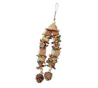 Xuanxi Small Animal Chew Toy For Bird Parrots Chewing Toy Wood Molar Chew Toy For Chewing Teeth Grinding Supplies