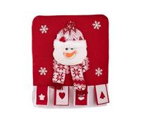 Xuanxi Stretchable Christmas Seat Cover Breathable Materials Quick Setups Portable For Living Room Dining Room Festival Christmas Chair Cover Farbic