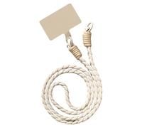 Xuanxi Three Braid Phone Tethers Soft Flexible Mobile Accessory Strap 115cm For Secure Attachment To Backpacks Electronics Wear Resistant Phone Lanyard Polyester