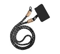 Xuanxi Three Braid Phone Tethers Soft Flexible Mobile Accessory Strap 115cm For Secure Attachment To Backpacks Electronics Wear Resistant Phone Lanyard Polyester