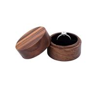 Xuanxi Wood Rings Box Wedding Rings Display Case For Engagement Proposal Anniversary Wedding Jewelry Organiser Storage Chest Jewelry Box