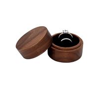 Xuanxi Wood Rings Box Wedding Rings Display Case For Engagement Proposal Anniversary Wedding Jewelry Organiser Storage Chest Jewelry Box