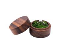 Xuanxi Wood Rings Box Wedding Rings Display Case For Engagement Proposal Anniversary Wedding Jewelry Organiser Storage Chest Jewelry Box