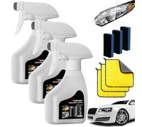 XUANXUANQZ Whimsyard Headlight Restorer, Whimsyard Headlight Cleaner, Automotive Headlights Renewal and Restoration Kit, Car Headlight Repair Fluid, 2025 New Car Headlight Refurbish Agent (3 Pcs)